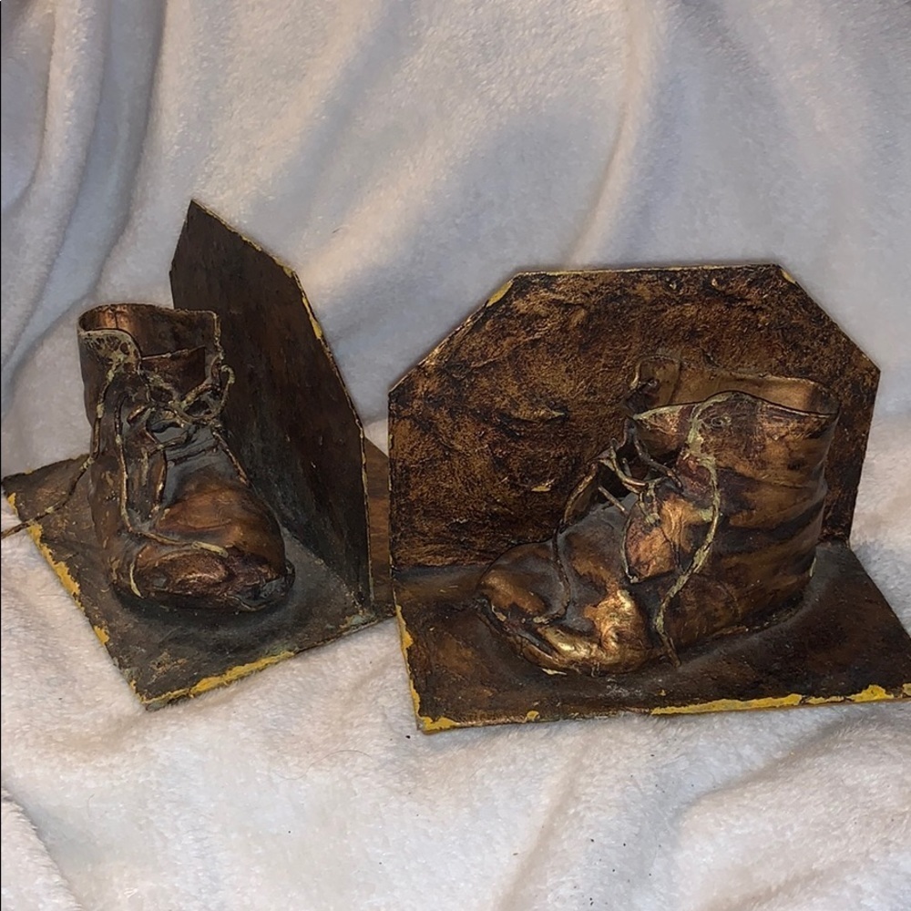 Very Vintage 1920’s Baby Shoe Bookends